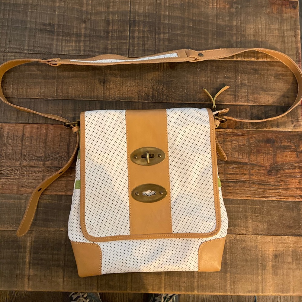NOA Italian Leather Bag,  Large Crossbody